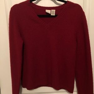 Red long sleeve shirt